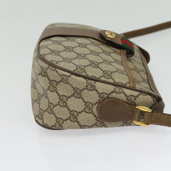 GUCCI GG Supreme Web Sherry Line Shoulder Bag Pvc Beige 89 02 032 - Picture 5 of 16